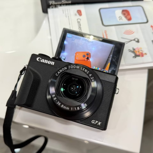 Canon PowerShot G7 X Mark III – 4K Vlogging & Compact Camera, Black