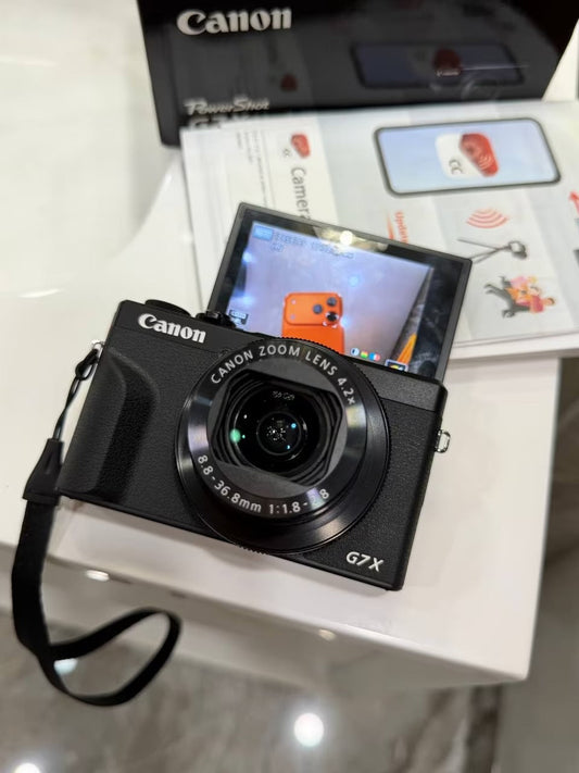 Canon PowerShot G7 X Mark III – 4K Vlogging & Compact Camera, Black