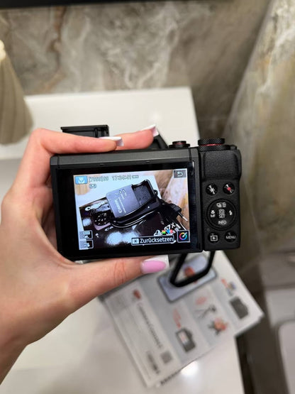 Canon PowerShot G7 X Mark III – 4K Vlogging & Compact Camera, Black